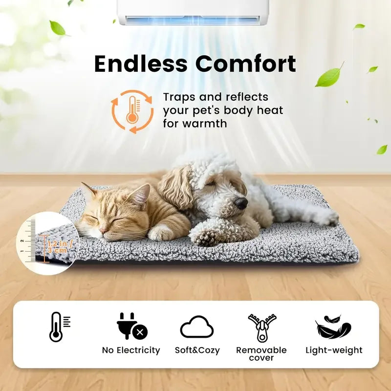 Self-Heating Pet Bed