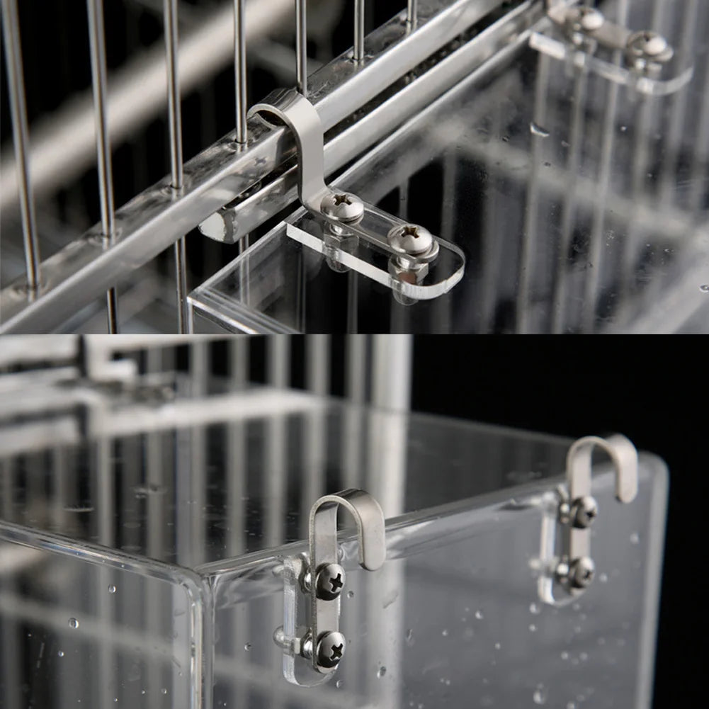 Transparent Acrylic Bird Bath