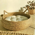 Rattan Basket Pet Bed