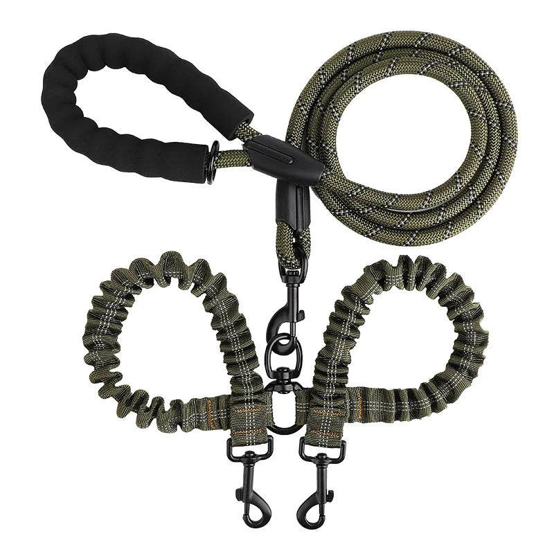 Double Elastic Leash Coupler