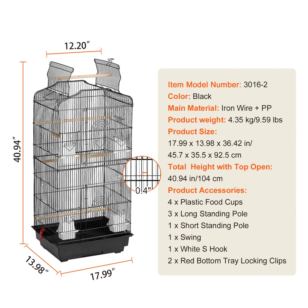 Large Hanging Bird Cage
