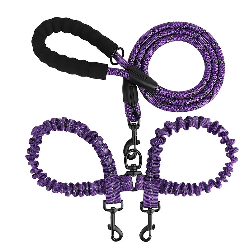 Double Elastic Leash Coupler