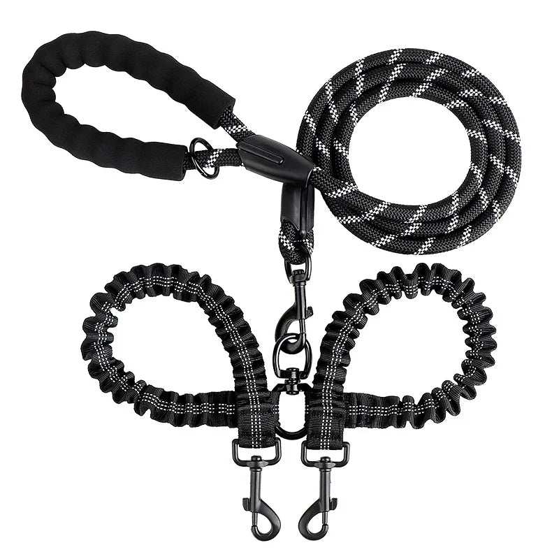 Double Elastic Leash Coupler