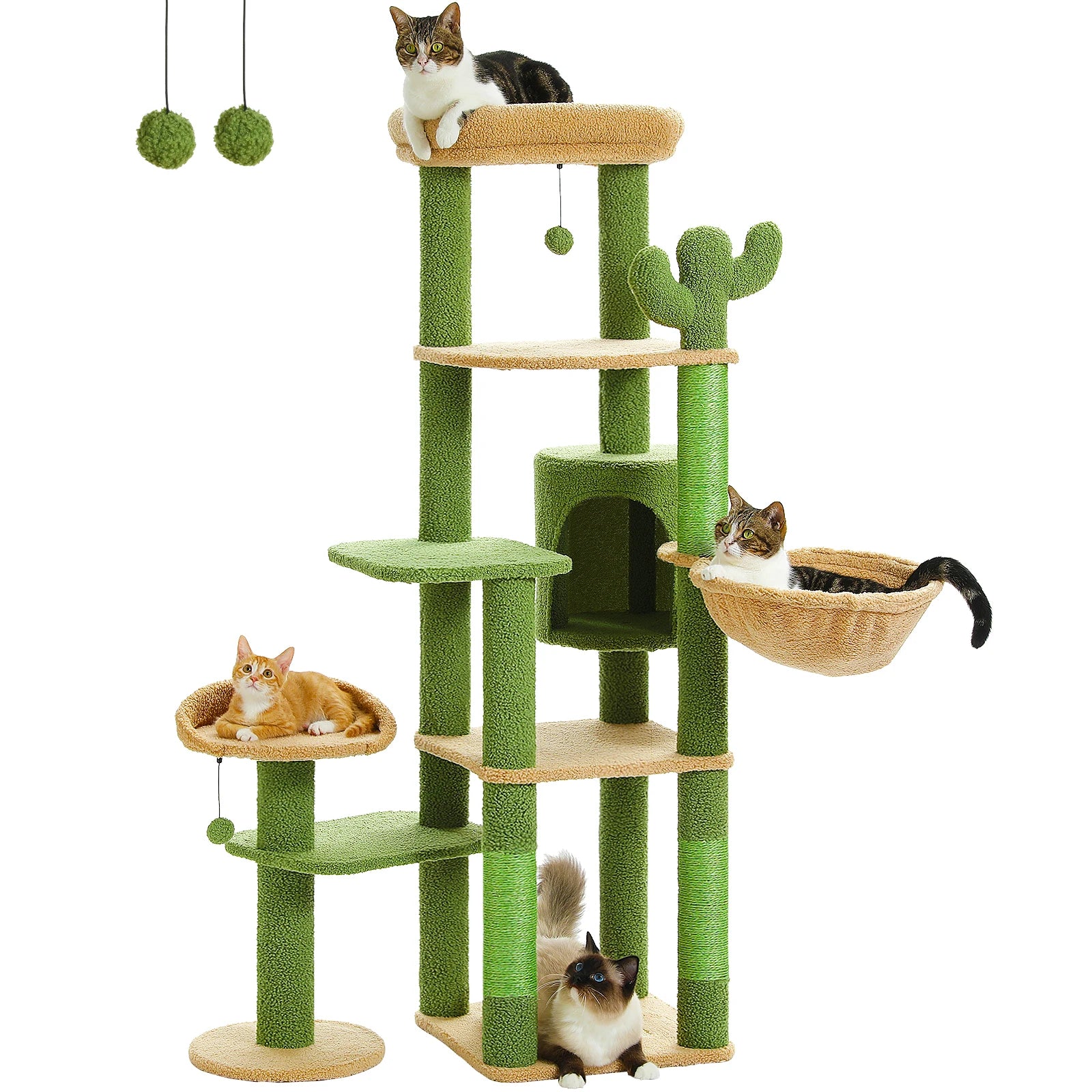 Multi-Level Cat Tree with Hammock