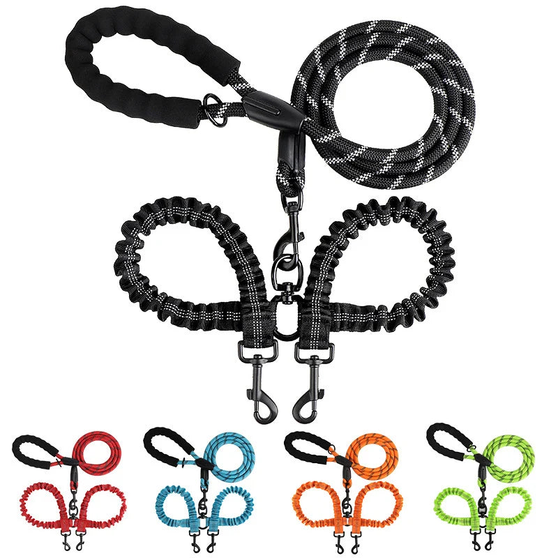 Double Elastic Leash Coupler