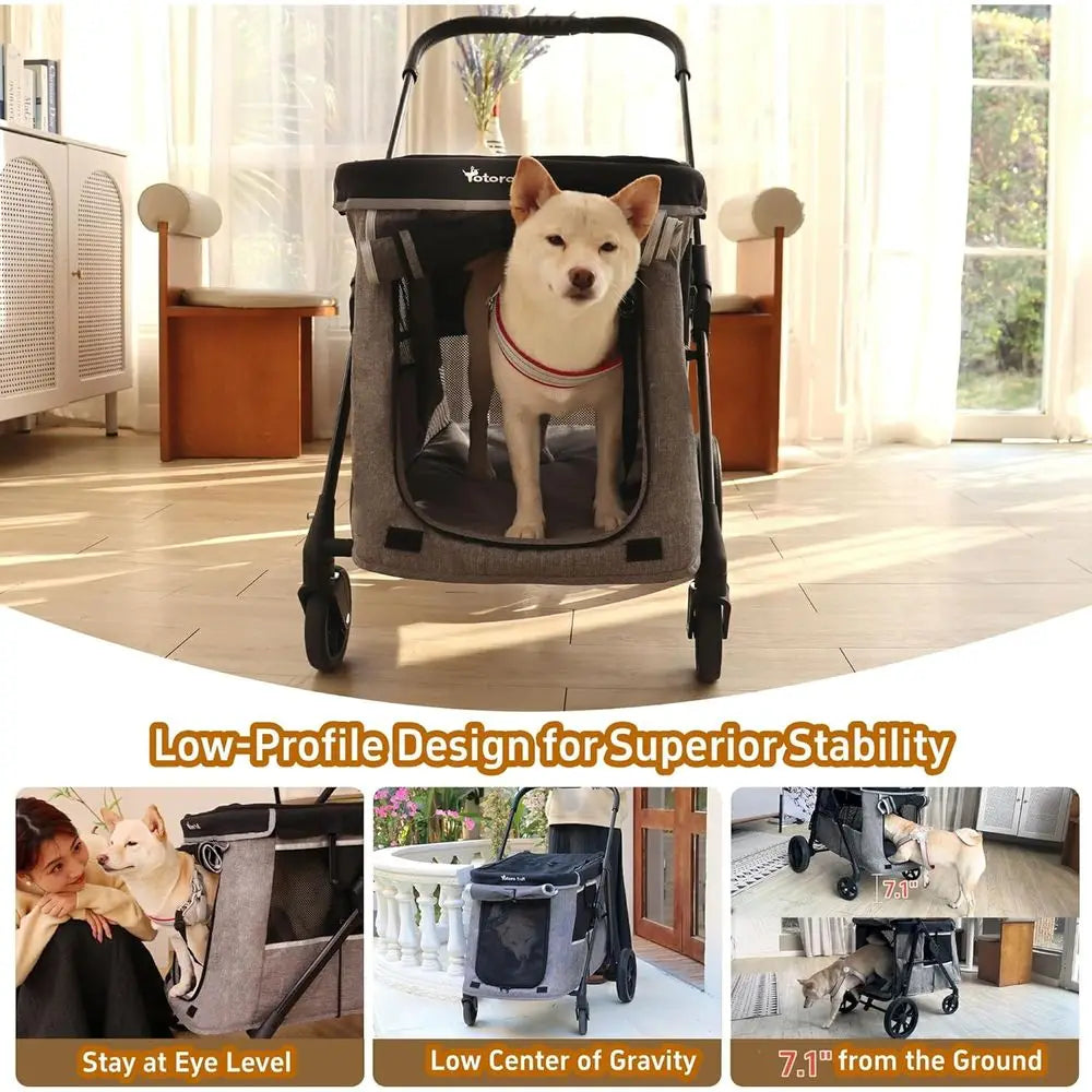 Pet Stroller- Up To 40#