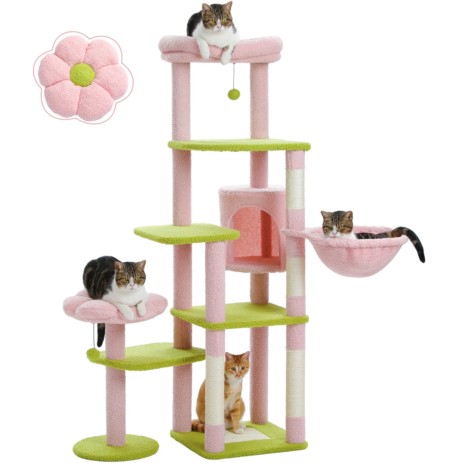 Multi-Level Cat Tree with Hammock