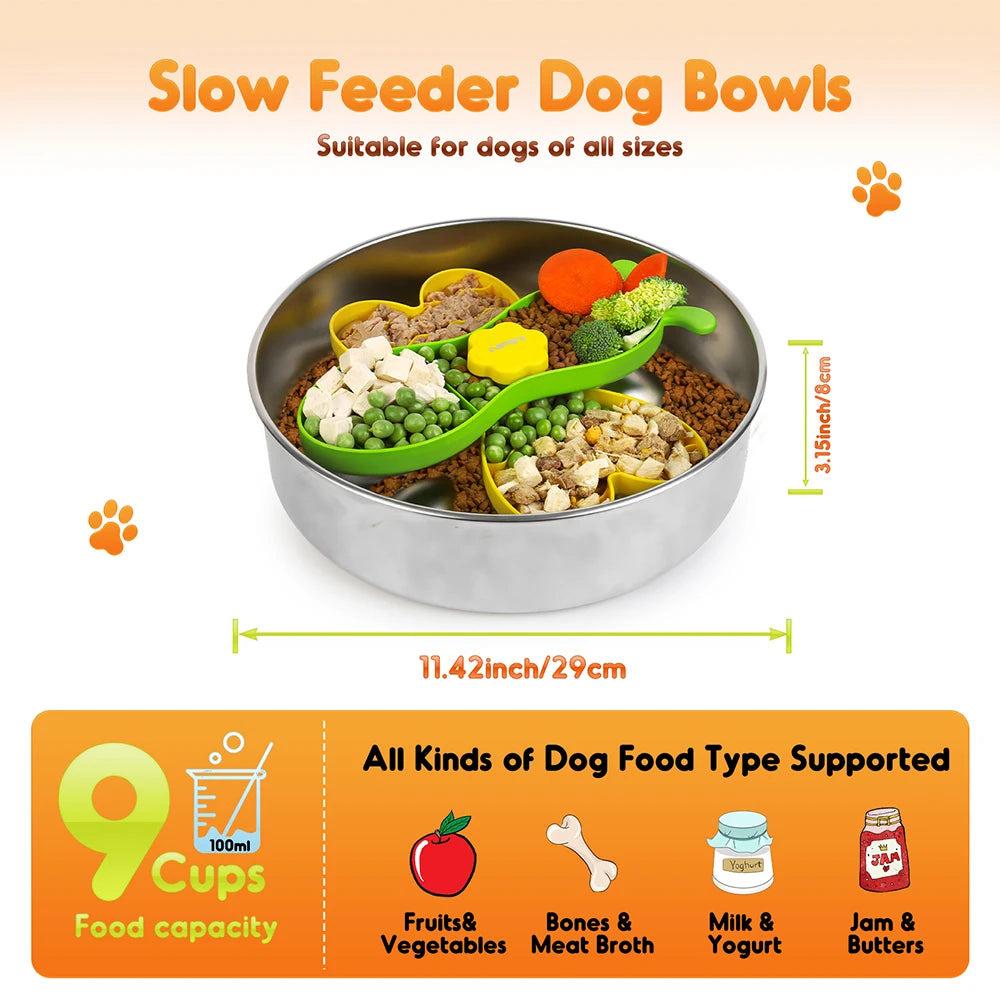 Slow Feeder Puzzle Food Bowl