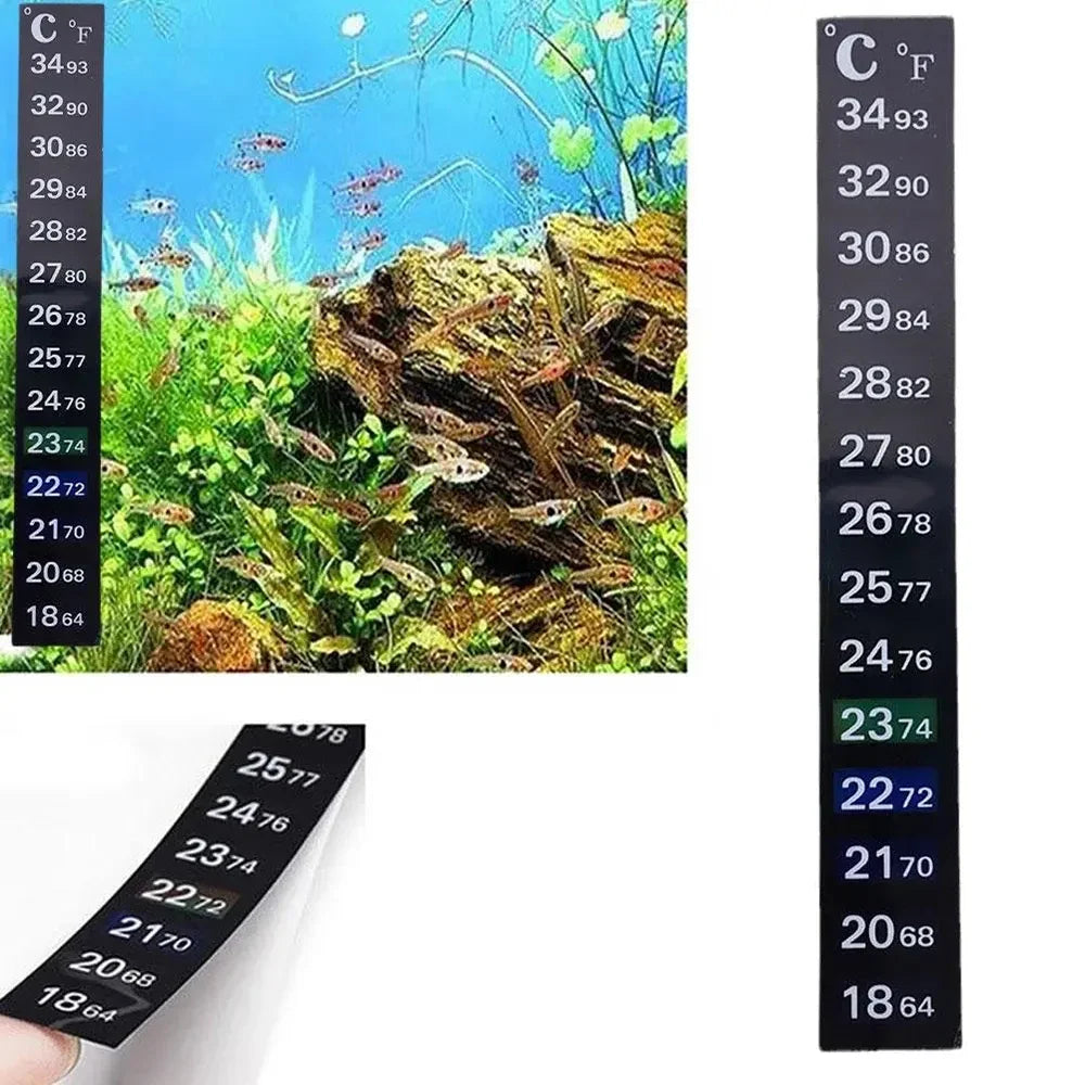 5Pcs/10Pcs Aquarium Fish Tank  Thermometer Sticker