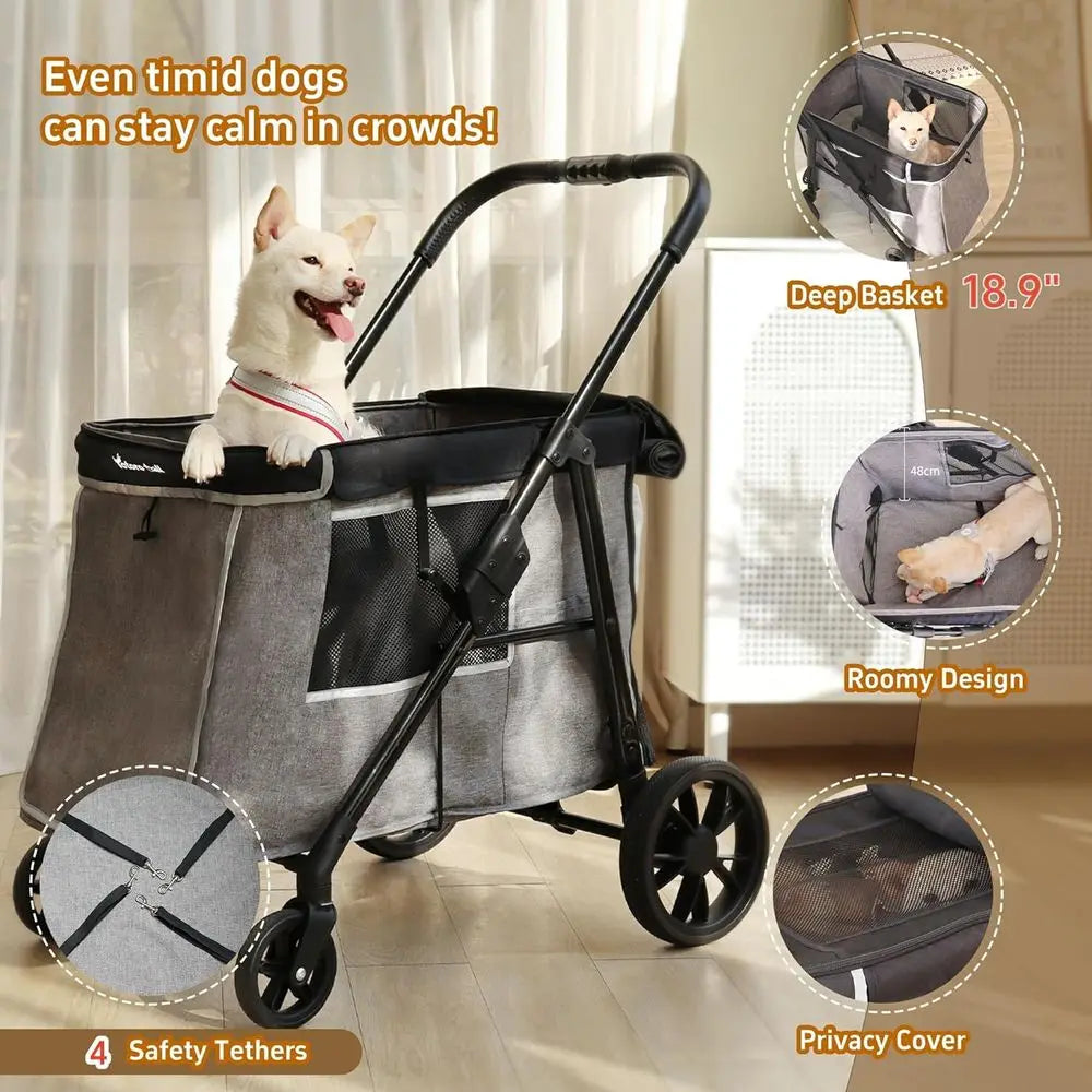Pet Stroller- Up To 40#