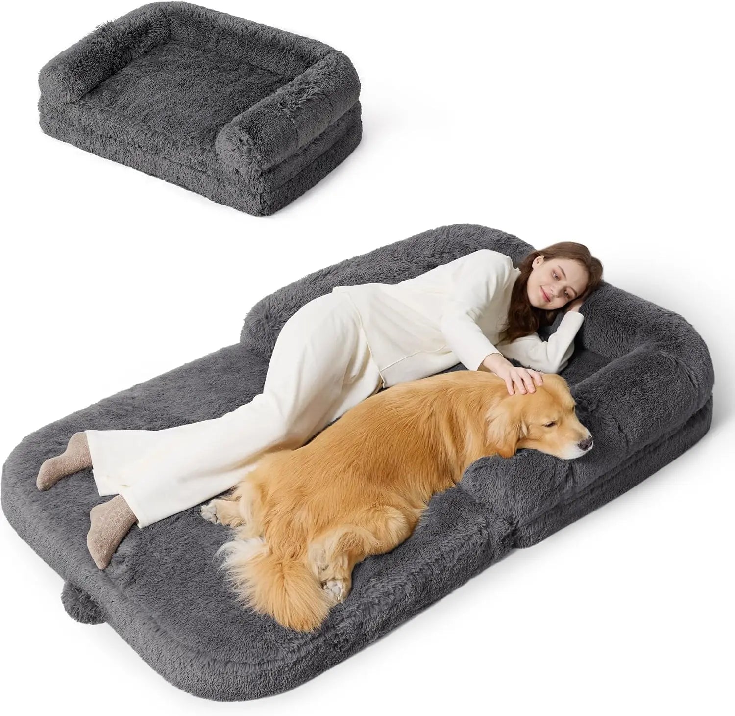 2-in-1 Orthopedic Foam Dog Bed