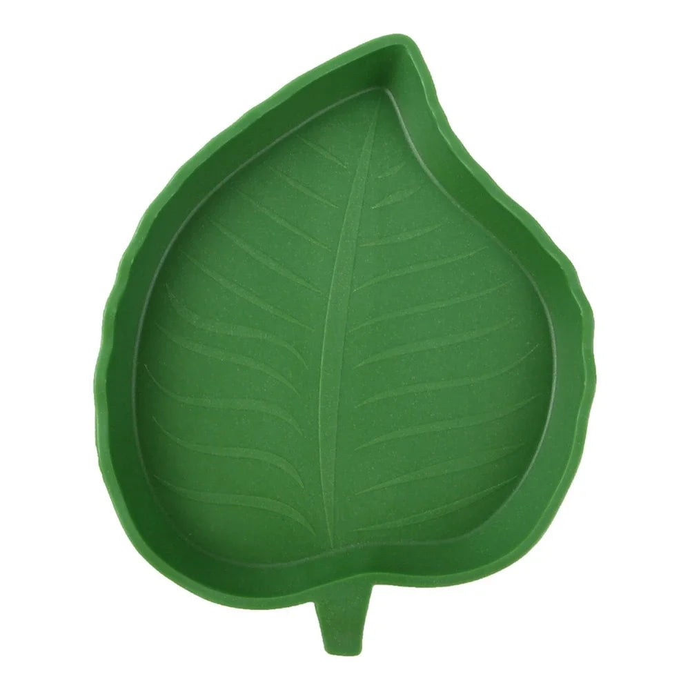 Leaf Shape Reptile Food/Water Bowl