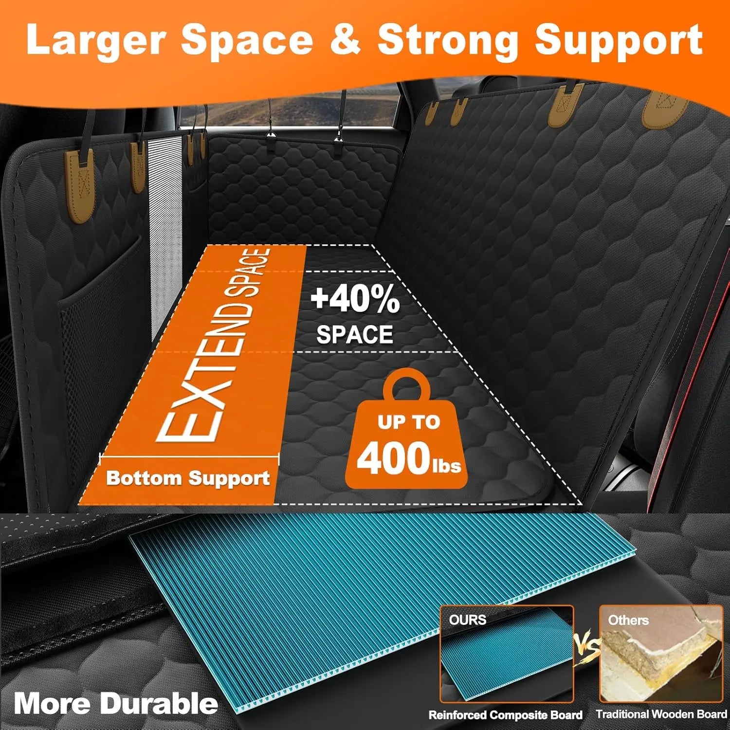 Safety Hammock Back Seat Protector