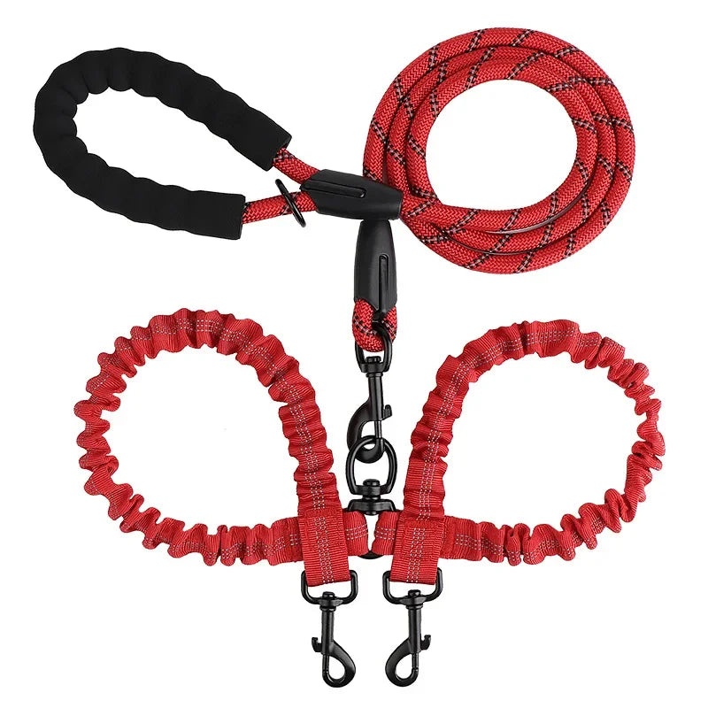 Double Elastic Leash Coupler