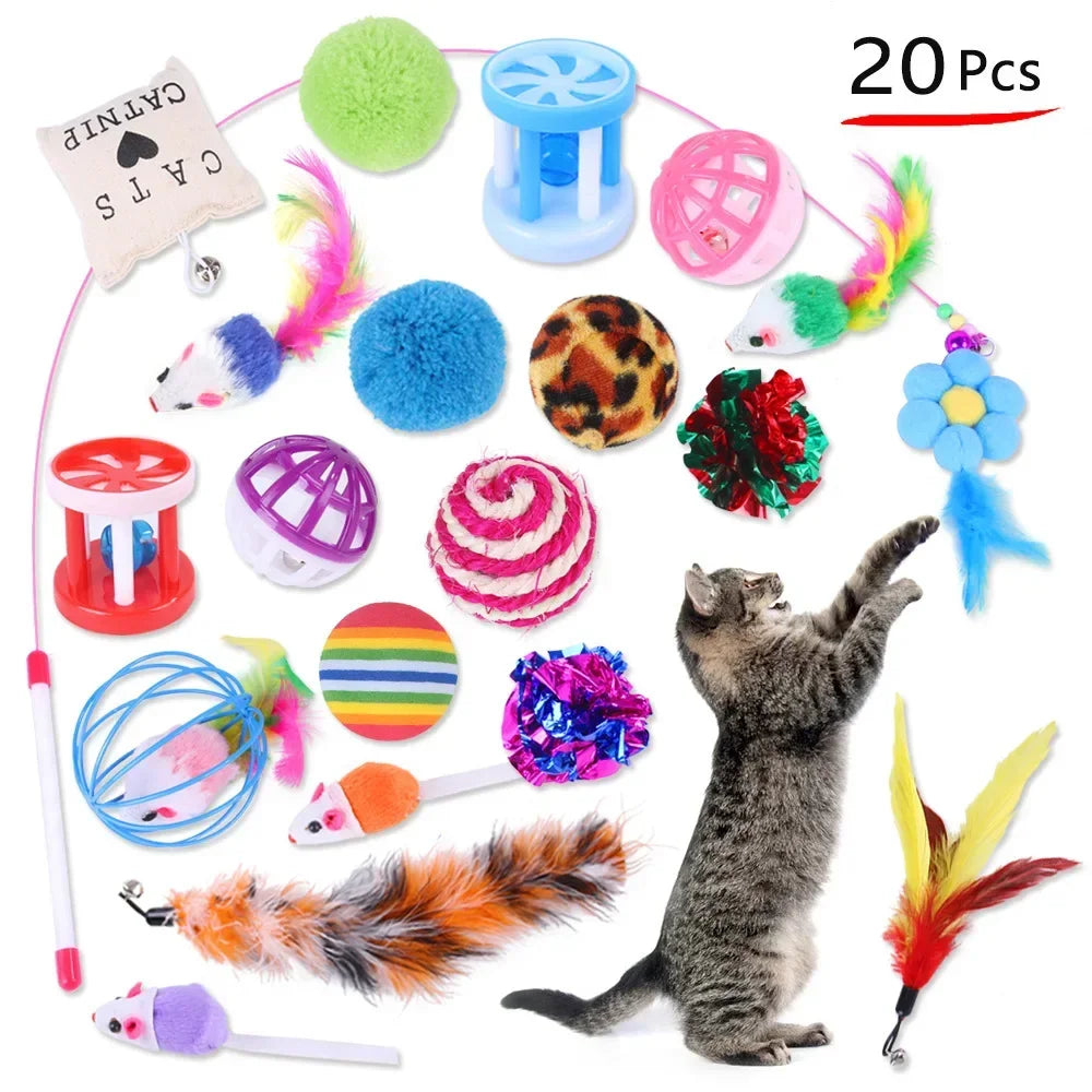 20 Piece Cat Toy Multipack