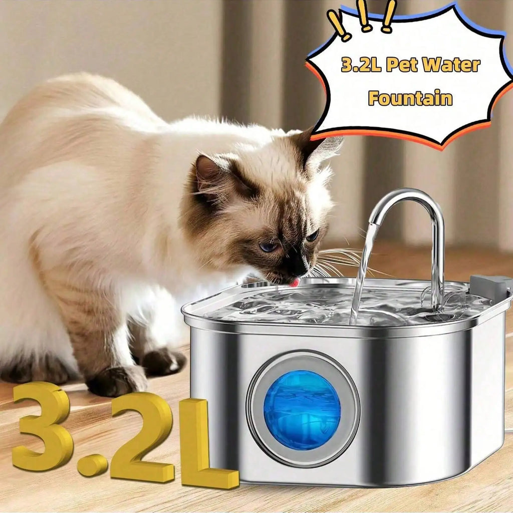 Stainless Steel Pet Water Fountain