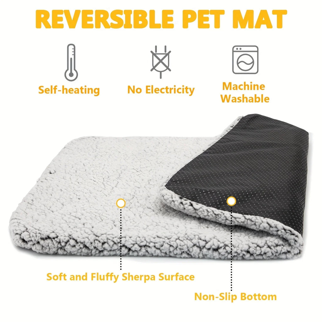 Self-Heating Pet Bed