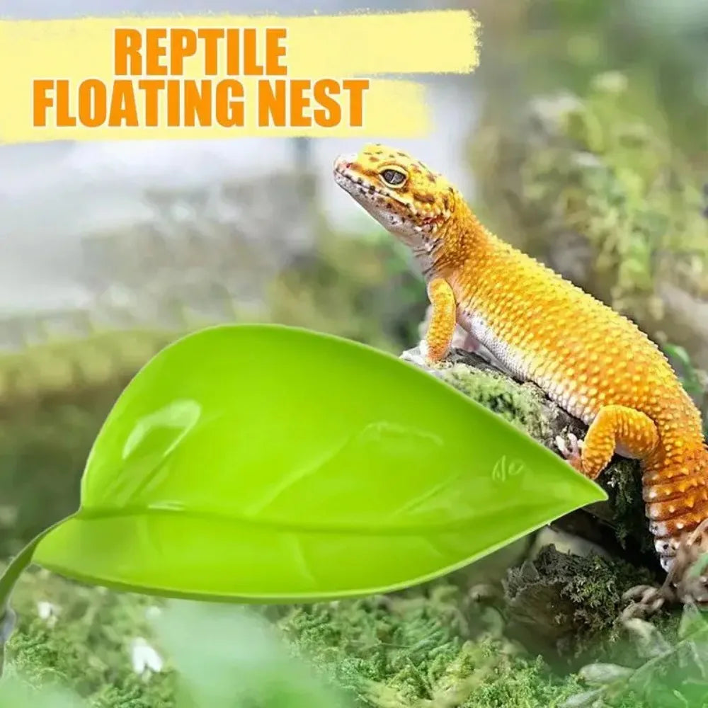 Leaf Suction Cup Reptile Basking Area