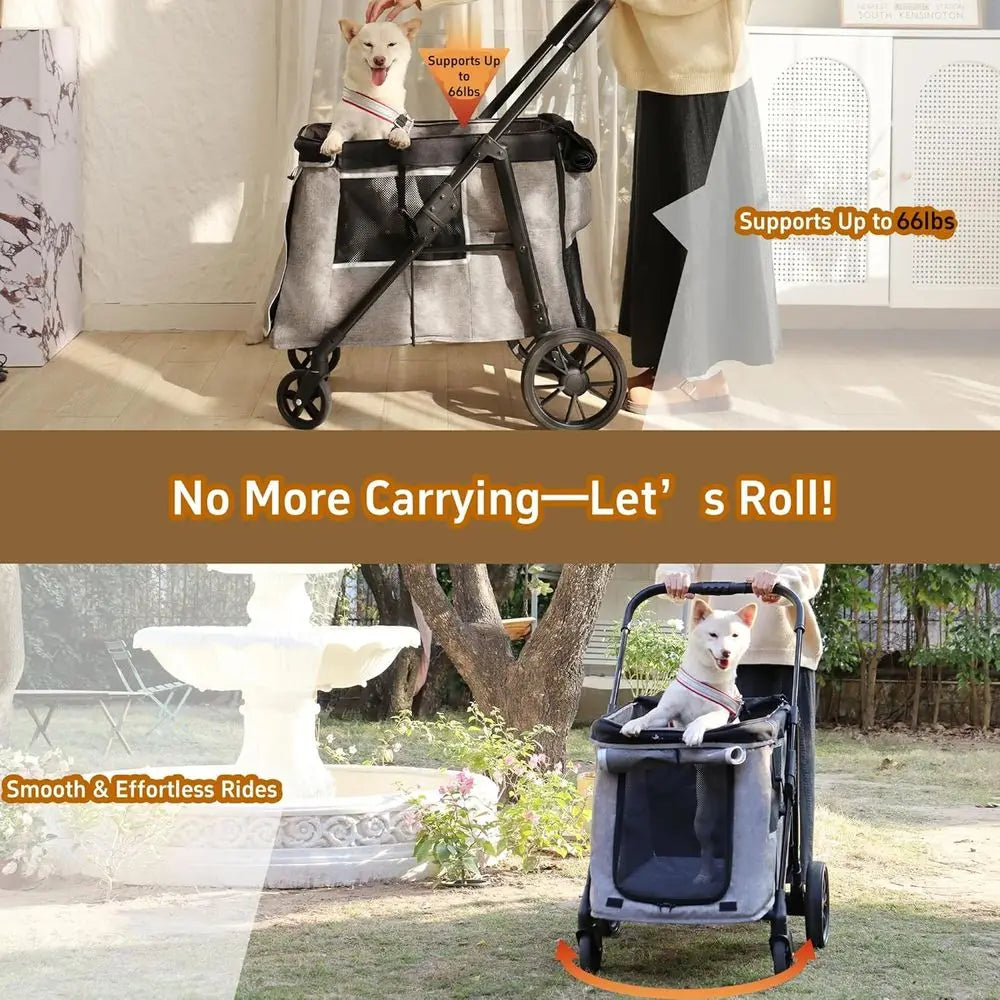 Pet Stroller- Up To 40#