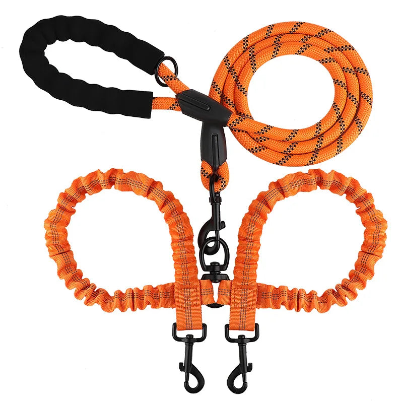 Double Elastic Leash Coupler