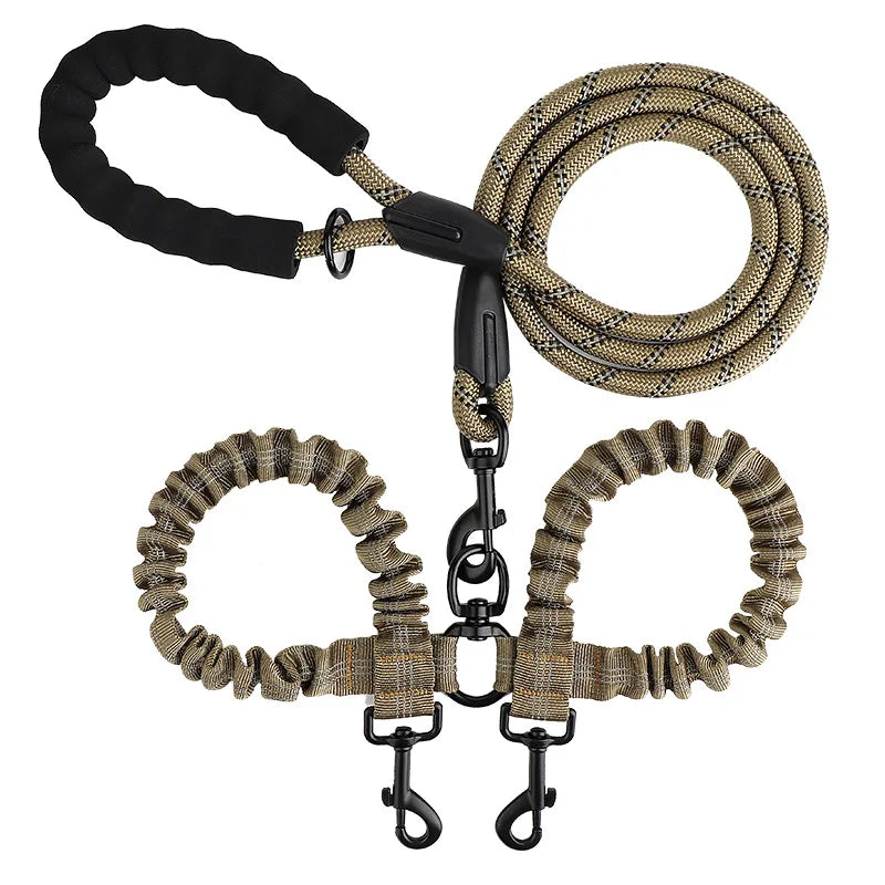 Double Elastic Leash Coupler