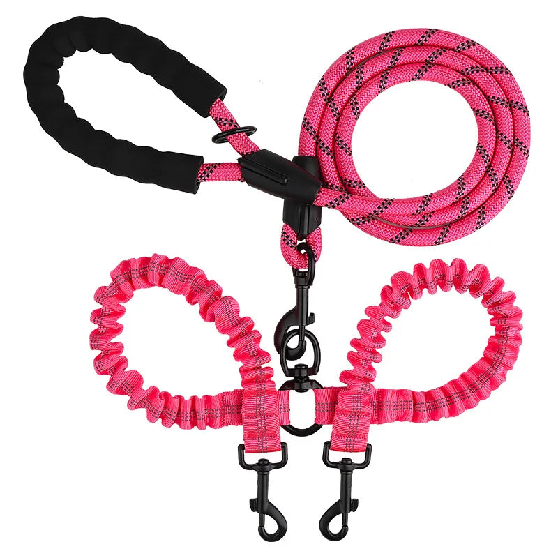 Double Elastic Leash Coupler