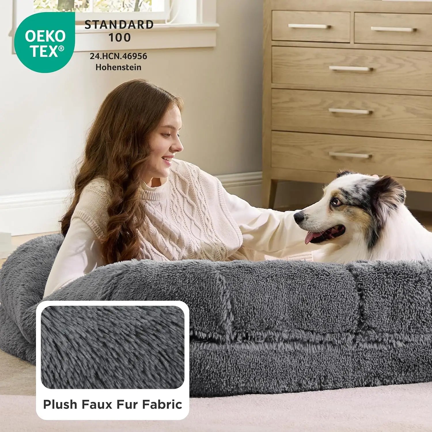 2-in-1 Orthopedic Foam Dog Bed